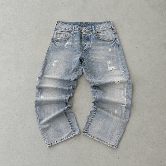 Y2K 00s Armani Jeans Jeans Blau Limited (W32 | DE 48)