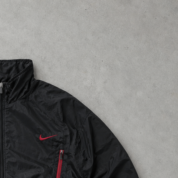Nike Track Jacket Red/Black Rare (M)