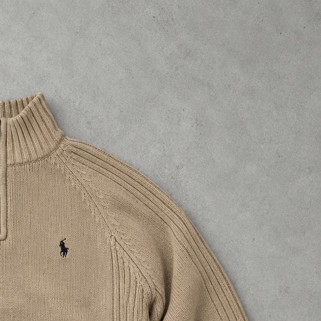 Ralph Lauren Sweater Senffarben Rare (XL)