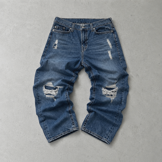 Y2K Vintage True Religion Jeans Blau, Marineblau Limited (W38 | DE 54)