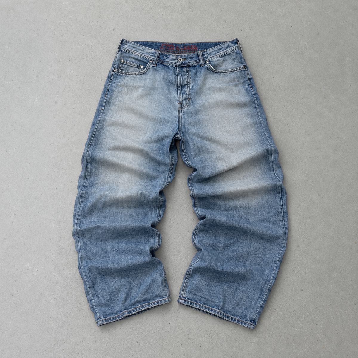 Y2K Vintage True Religion Bootcut Jeans Marineblau, Blau Rare (W36 | DE 52)