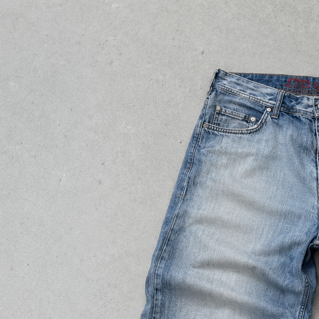 Y2K Vintage True Religion Bootcut Jeans Marineblau, Blau Rare (W36 | DE 52)