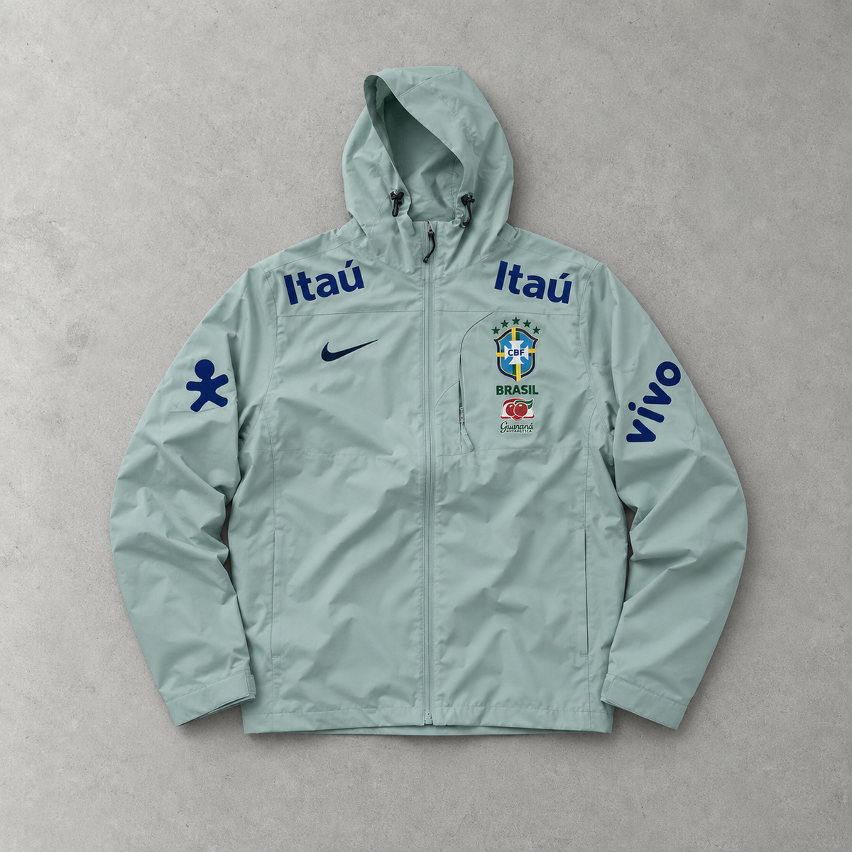 Brasilien Nike Jacket Türkis Limited (S)