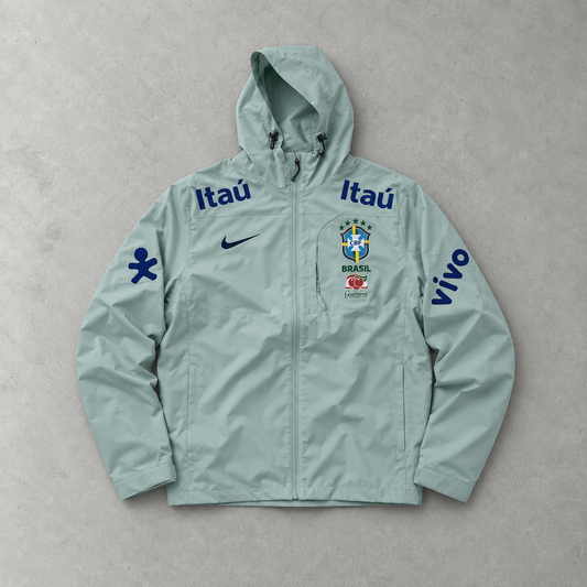 Brasilien Nike Jacket Türkis Limited (S)