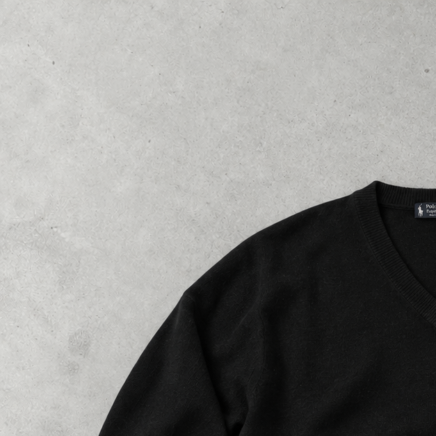 Polo Ralph Lauren Sweater Schwarz, Rot Rare (L)