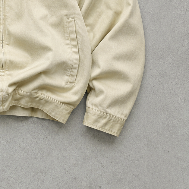 Ralph Lauren Harrington Jacket Beige Rare Stitched Logo (XS)