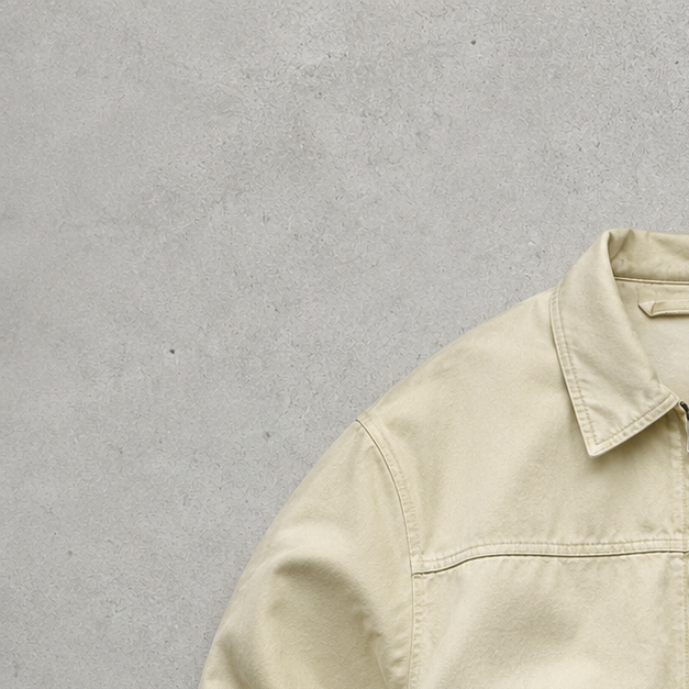 Ralph Lauren Harrington Jacket Beige Rare Stitched Logo (XS)