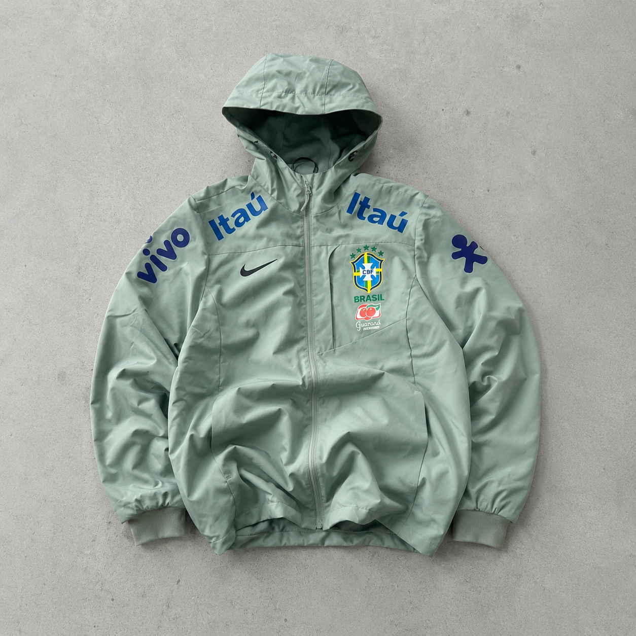Y2K Nike Windbreaker Mintgrün Rare (M)