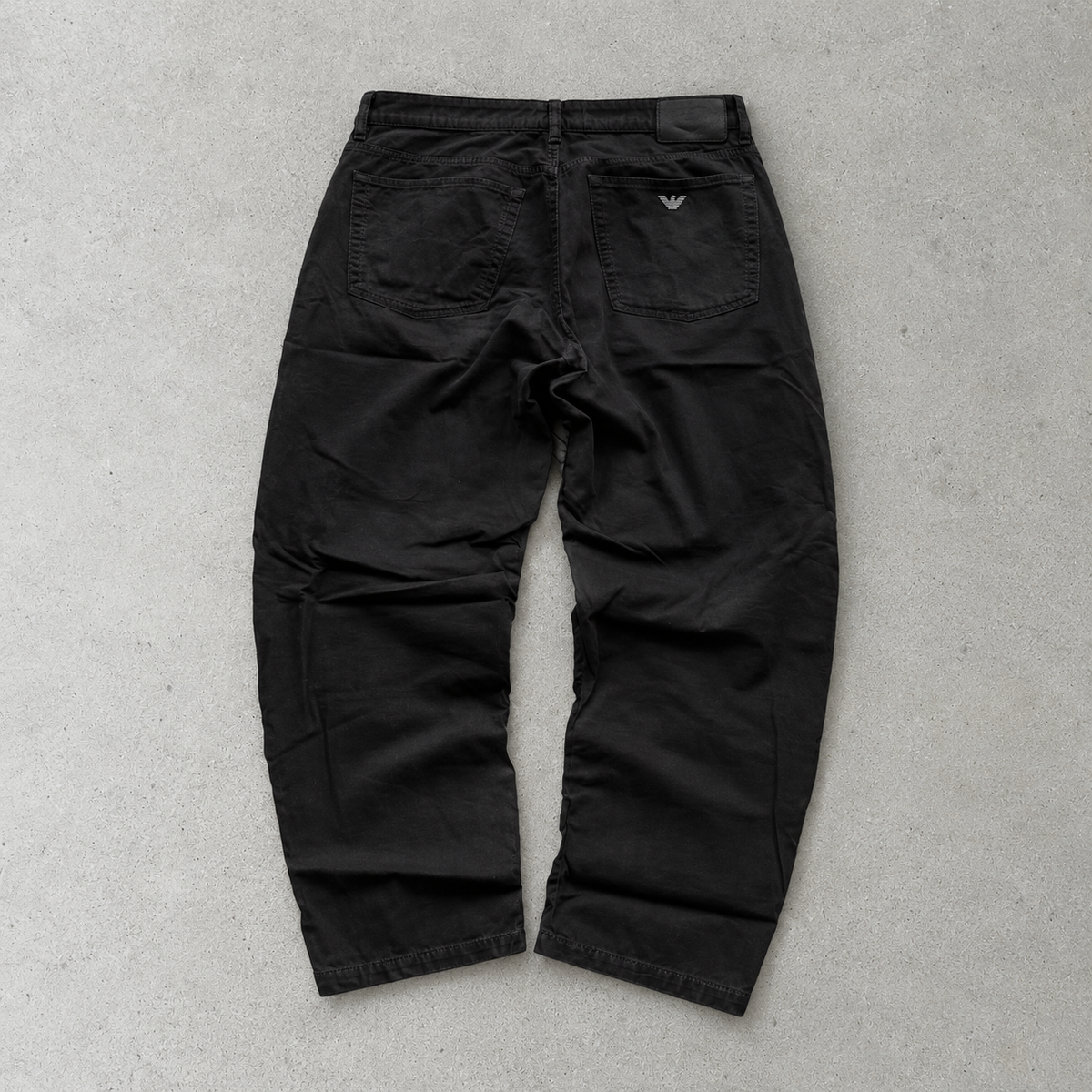 Y2K Emporio Armani Bootcut Pants Black Rare (W34 | DE 50)