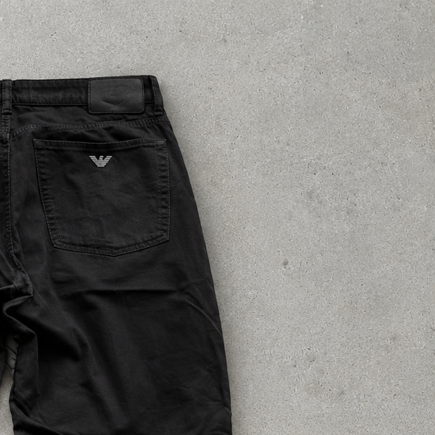 Y2K Emporio Armani Bootcut Pants Black Rare (W34 | DE 50)