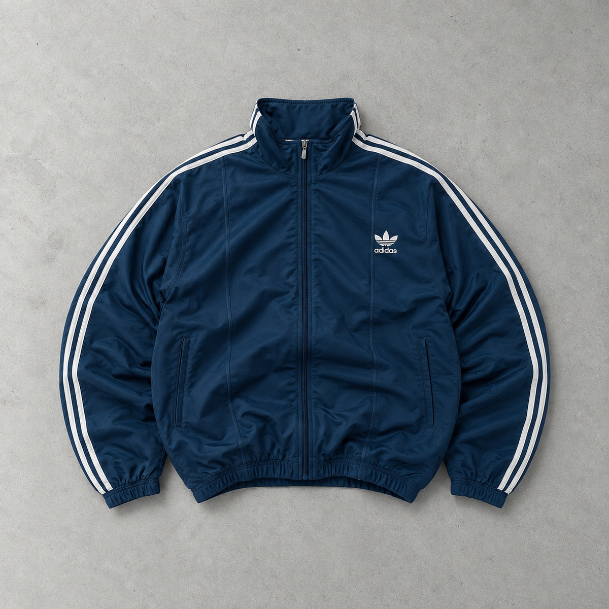 Vintage Adidas Track Jacket Navy Rare (M)