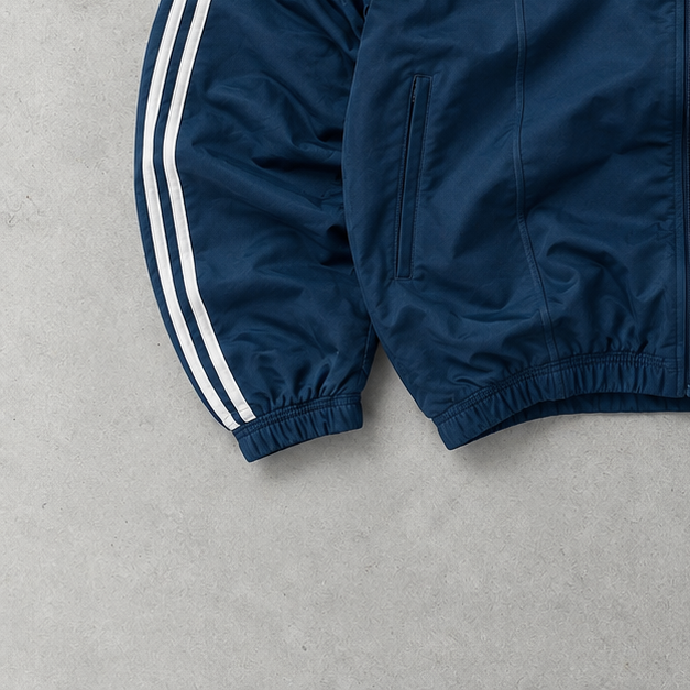 Vintage Adidas Track Jacket Navy Rare (M)