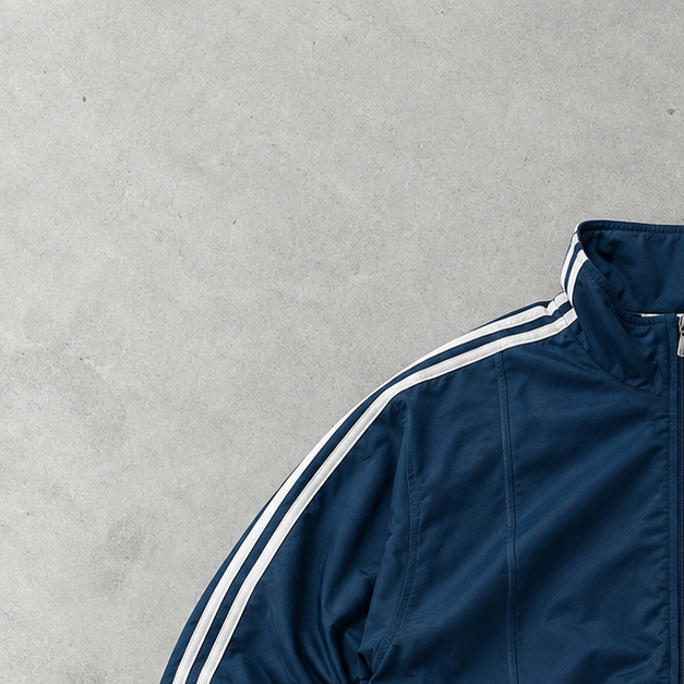 Vintage Adidas Track Jacket Navy Rare (M)