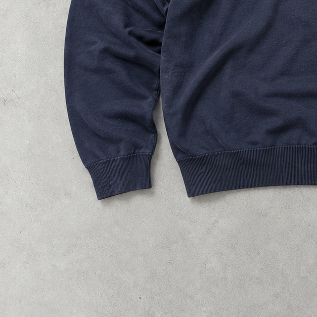 Ralph Lauren Sweater Marineblau Rare (XXL) Stitched Logo