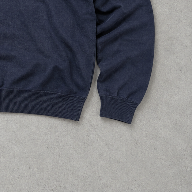 Ralph Lauren Sweater Marineblau Rare (XXL) Stitched Logo
