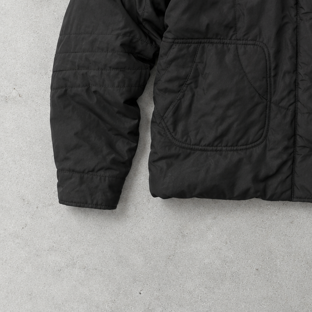 adidas Puffer Jacket Schwarz Rare Stitched Logo (L)