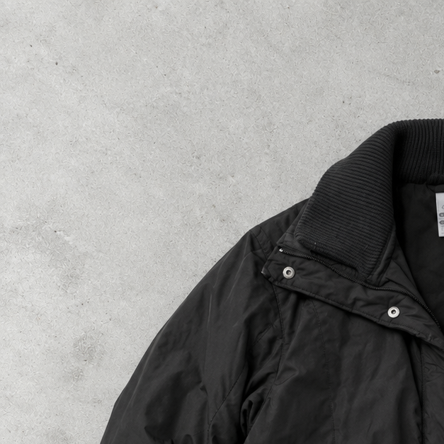 adidas Puffer Jacket Schwarz Rare Stitched Logo (L)