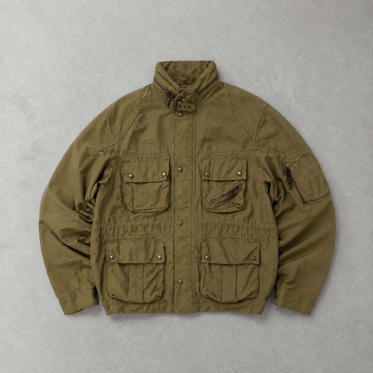 Ralph Lauren Hoodie Khaki Rare (S)