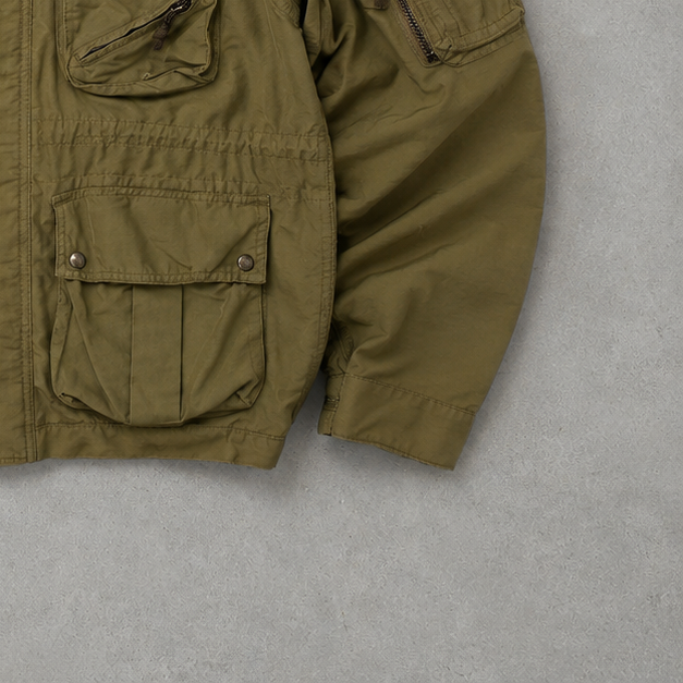Ralph Lauren Hoodie Khaki Rare (S)
