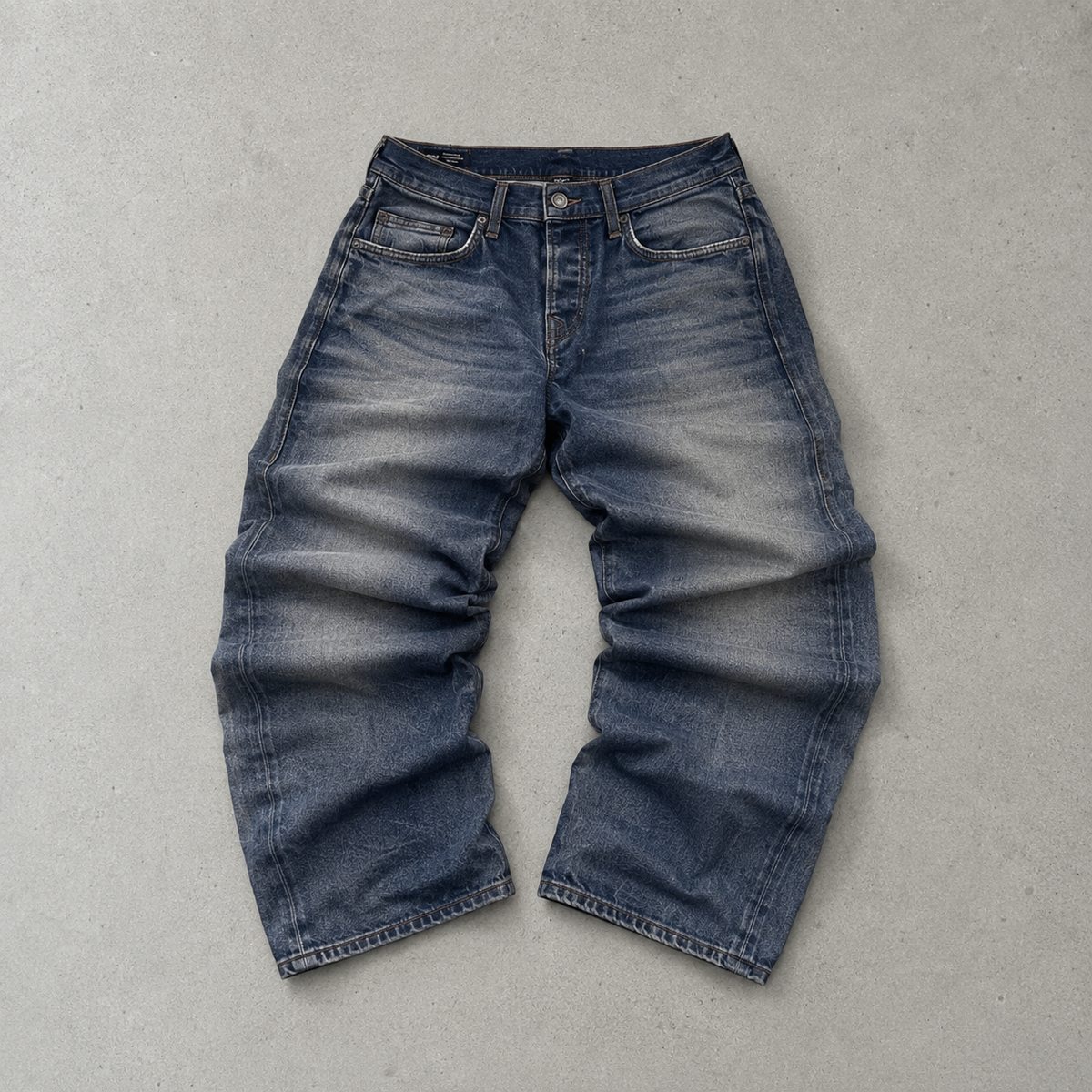 Y2K Vintage True Religion Straight Fit Jeans Blau, Marineblau Limited (W30 | DE 46) Stitched Logo