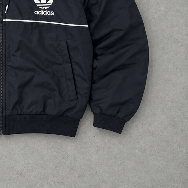 Adidas Jacke Schwarz Selten (M) Gesticktes Logo