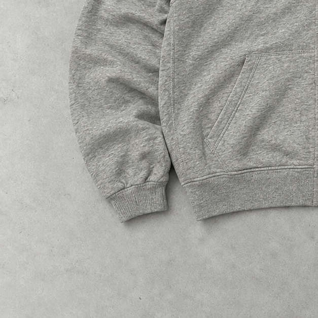 Y2K Polo Ralph Lauren Zip Sweater Grau Rare (XL)