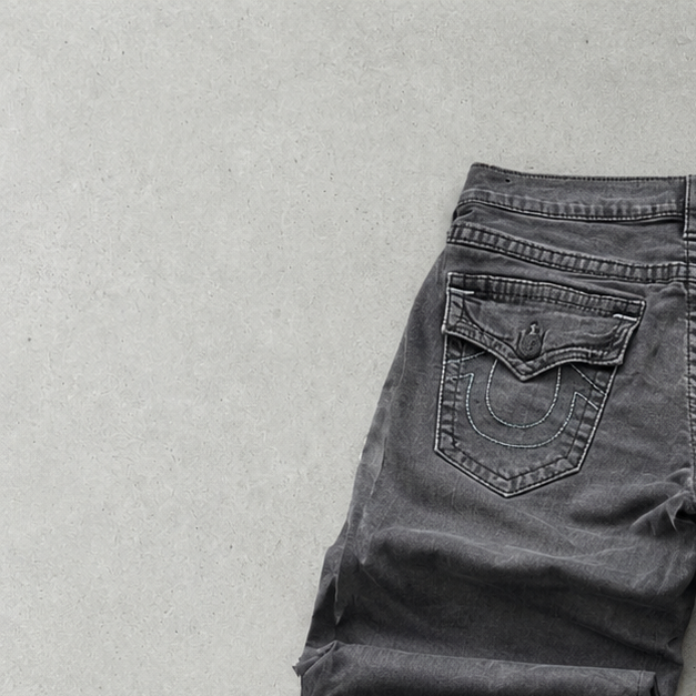 True Religion Jeans Grau, Schwarz Rare (W31 | DE 46)