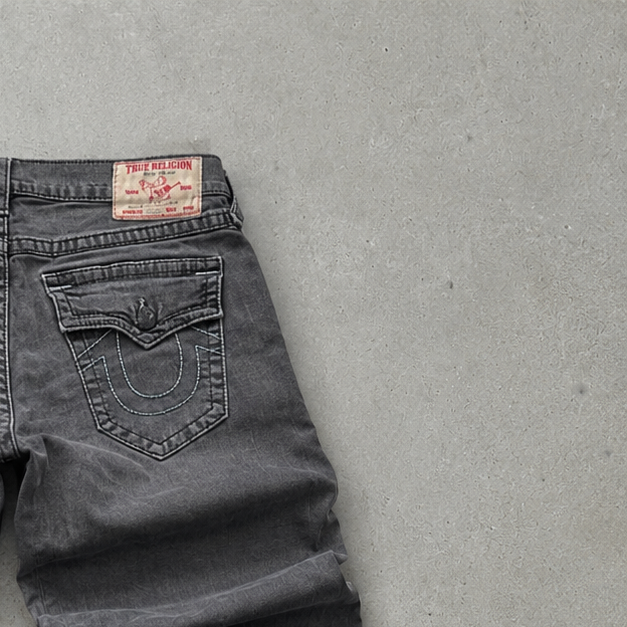 True Religion Jeans Grau, Schwarz Rare (W31 | DE 46)