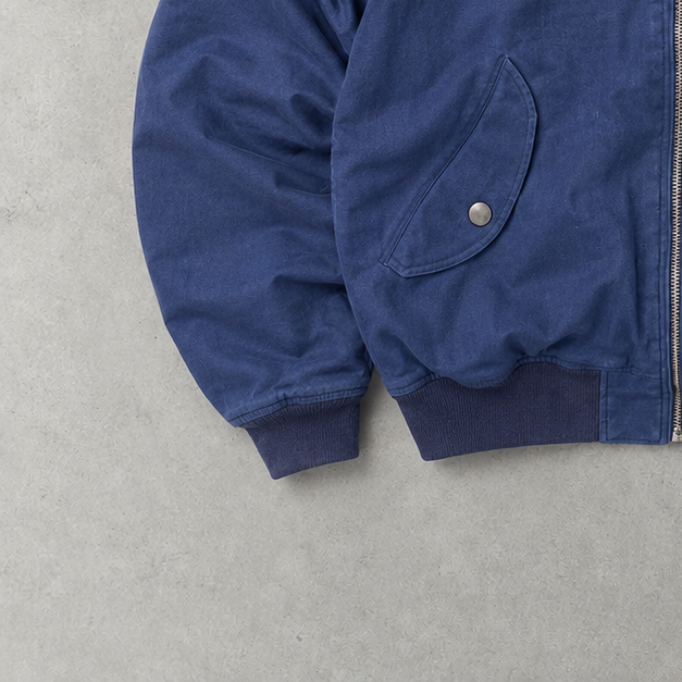 Ralph Lauren Bomber Jacket Marineblau, Blau Limited (M)