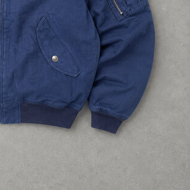 Ralph Lauren Bomber Jacket Marineblau, Blau Limited (M)