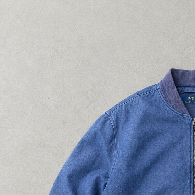 Ralph Lauren Bomber Jacket Marineblau, Blau Limited (M)