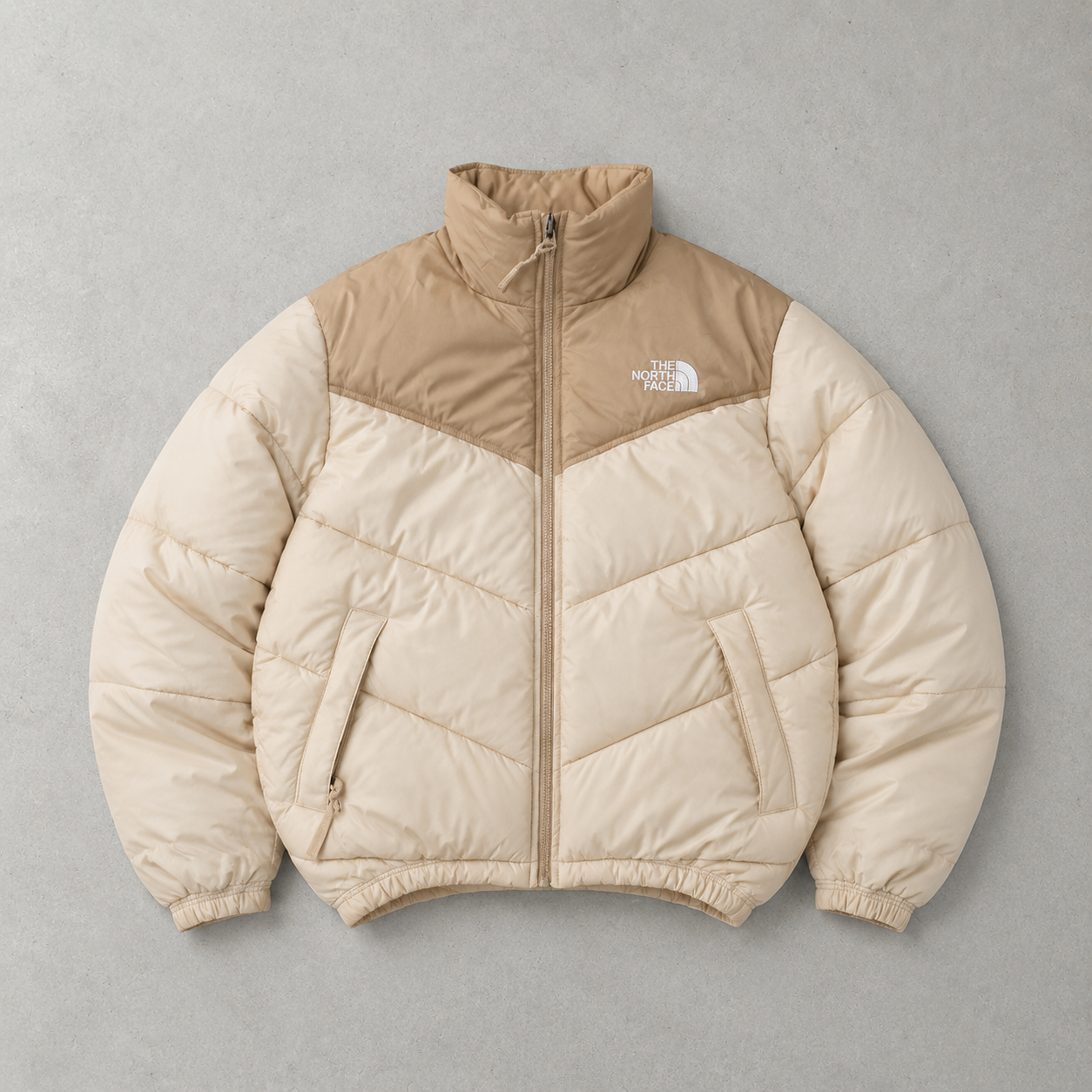 The North Face Jacket Beige, Braun Rare (M)
