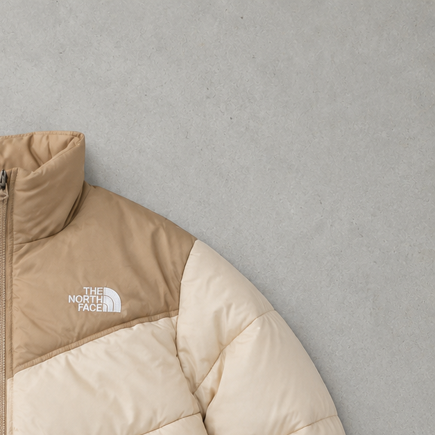 The North Face Jacket Beige, Braun Rare (M)