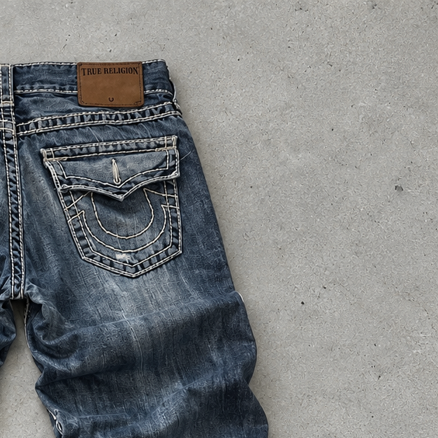 Y2K True Religion Jeans Blue Rare (W33 | DE 48)