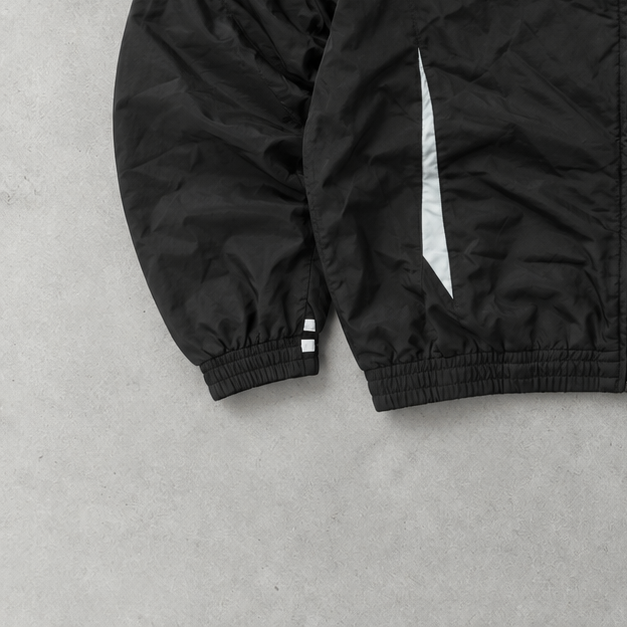 Y2K Adidas Windbreaker Black / White Limited (S)