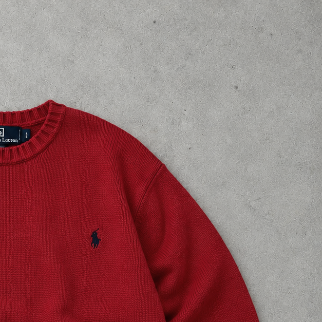 Ralph Lauren Sweater Rot Rare (M)