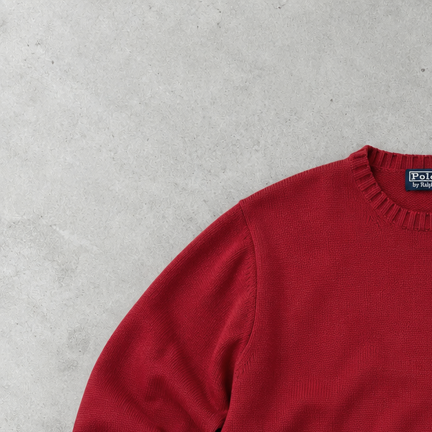 Ralph Lauren Sweater Rot Rare (M)