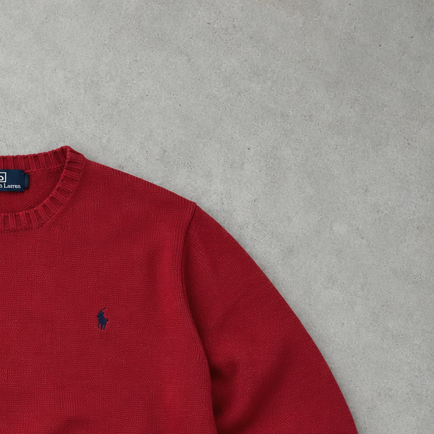 Ralph Lauren Sweater Rot Rare (M)