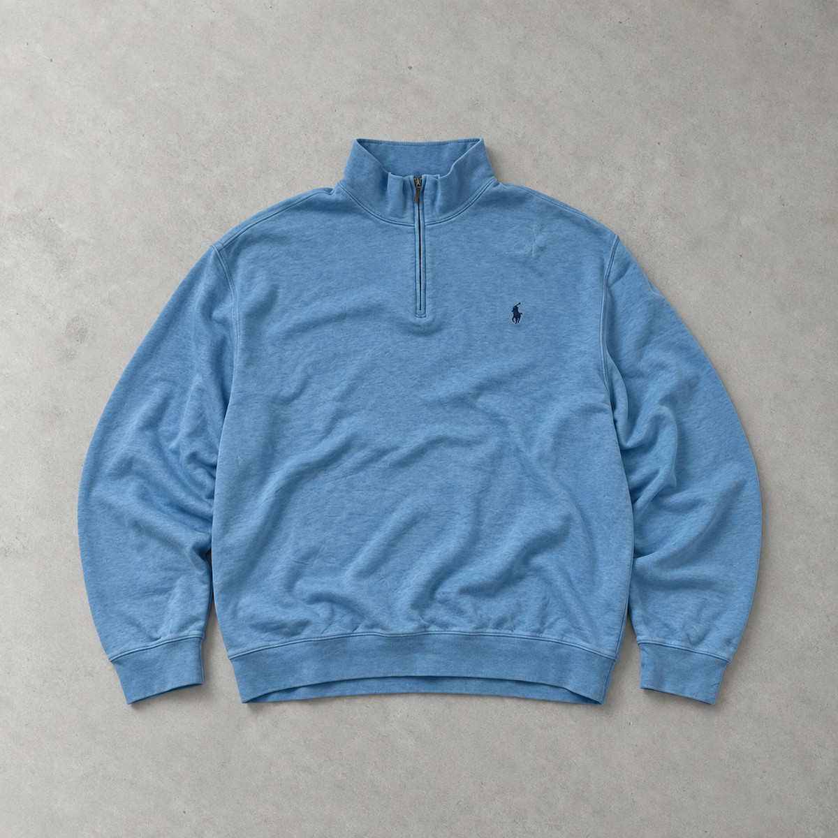 Ralph Lauren Sweater Hellblau Rare (XXL) Stitched Logo