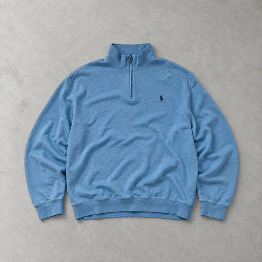 Ralph Lauren Sweater Hellblau Rare (XXL) Stitched Logo