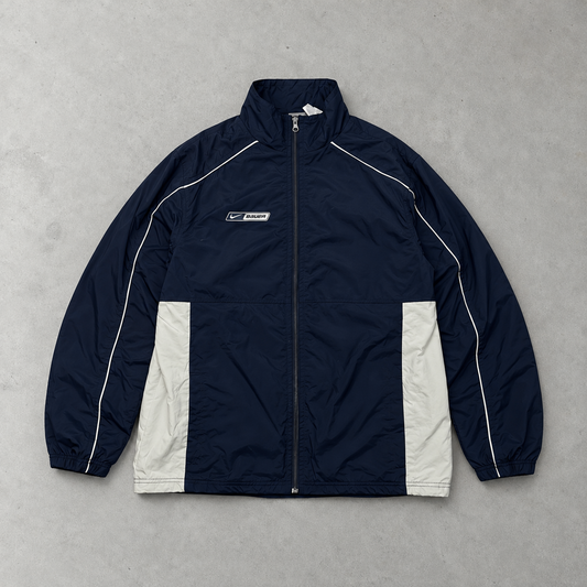 Y2K Nike Windbreaker Marineblau Rare (L)