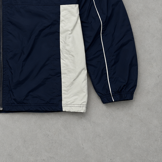 Y2K Nike Windbreaker Marineblau Rare (L)