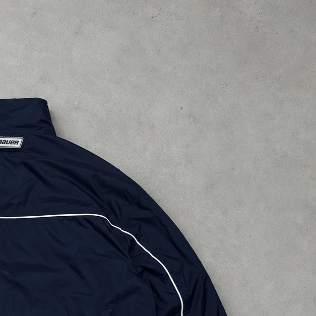 Y2K Nike Windbreaker Marineblau Rare (L)