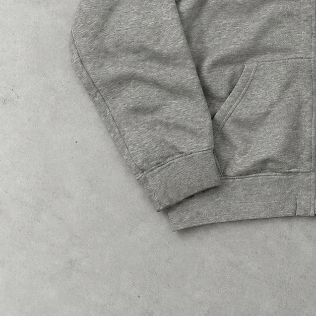 Y2K Ralph Lauren Hoodie Grau Rare (XL) Stitched Logo