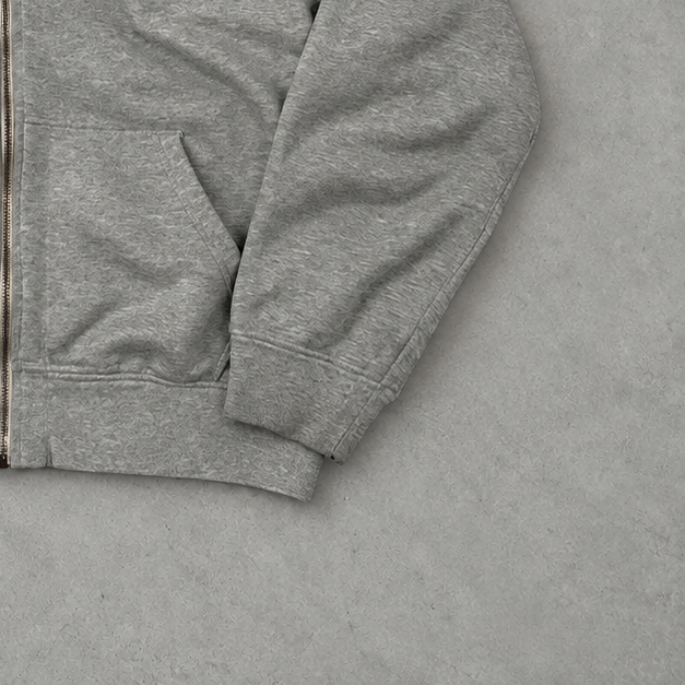Y2K Ralph Lauren Hoodie Grau Rare (XL) Stitched Logo