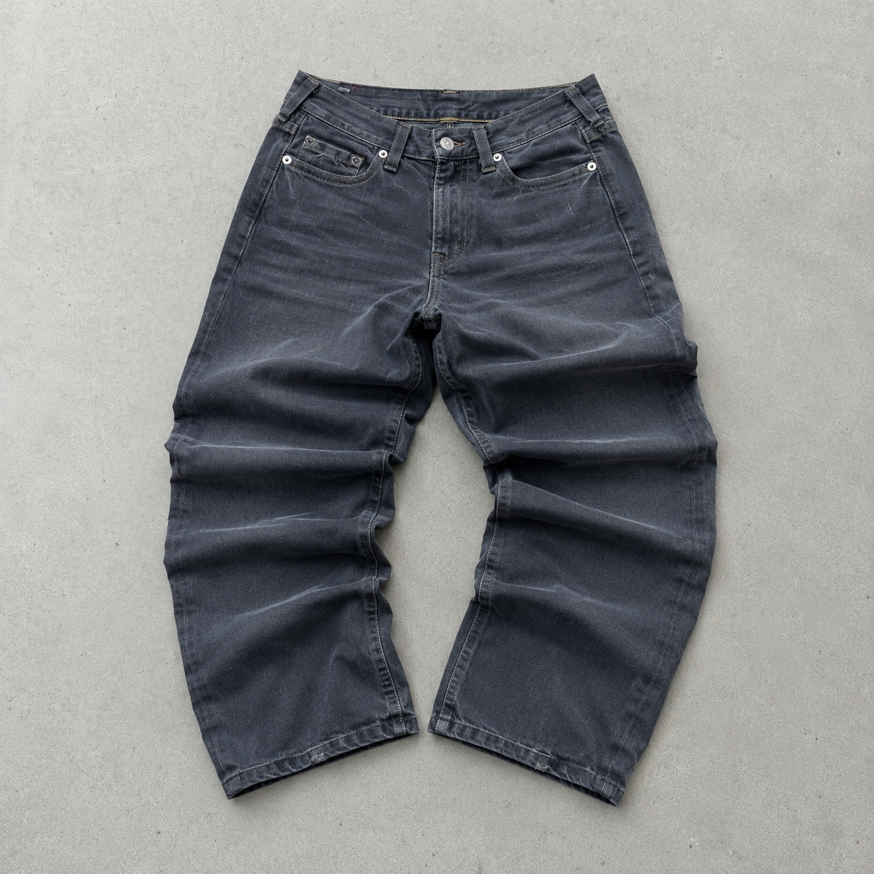 True Religion Jeans Grau, Schwarz Rare (XS)