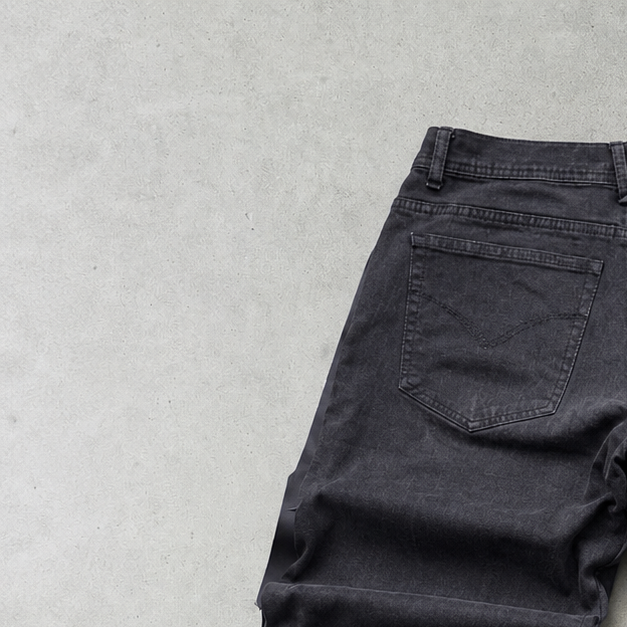 Y2K 2000 Armani Jeans Jeans Schwarz, Grau Limited (W34 | DE 50)