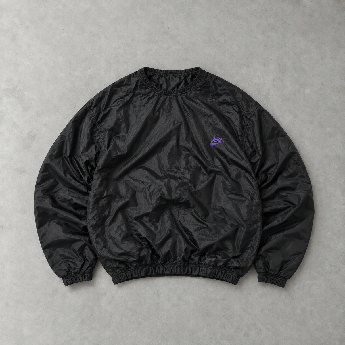 Vintage Nike Track Jacket Black/Purple Rare (L) Stitched Logo