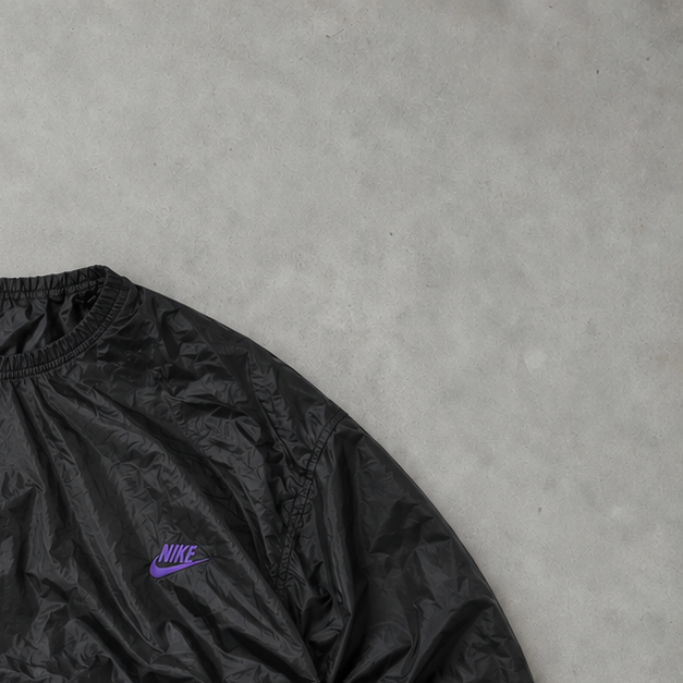 Vintage Nike Track Jacket Black/Purple Rare (L) Stitched Logo