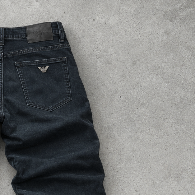 Y2K Armani Jeans Jeans Navy Rare (W31 / DE 46)